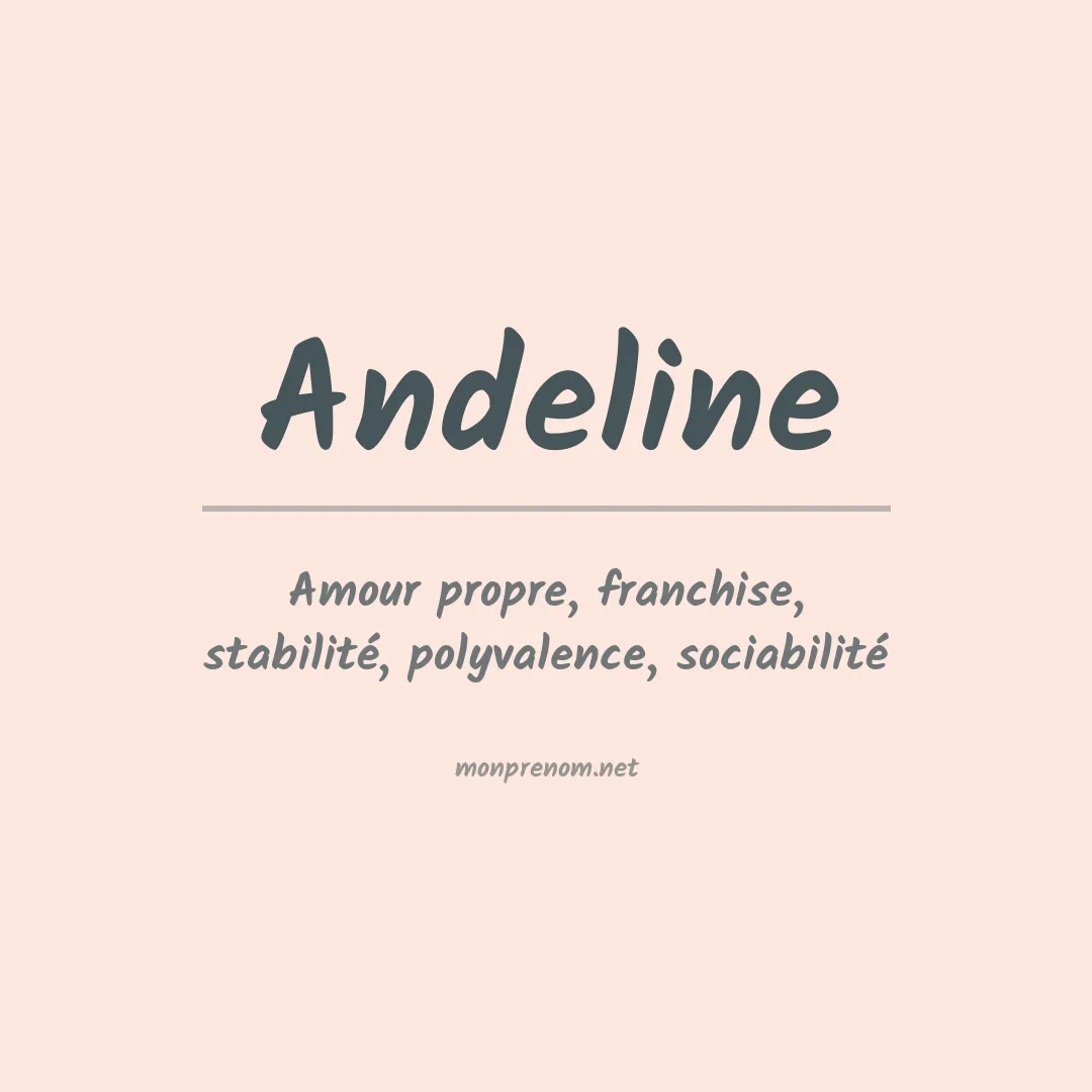 Prénom Andeline