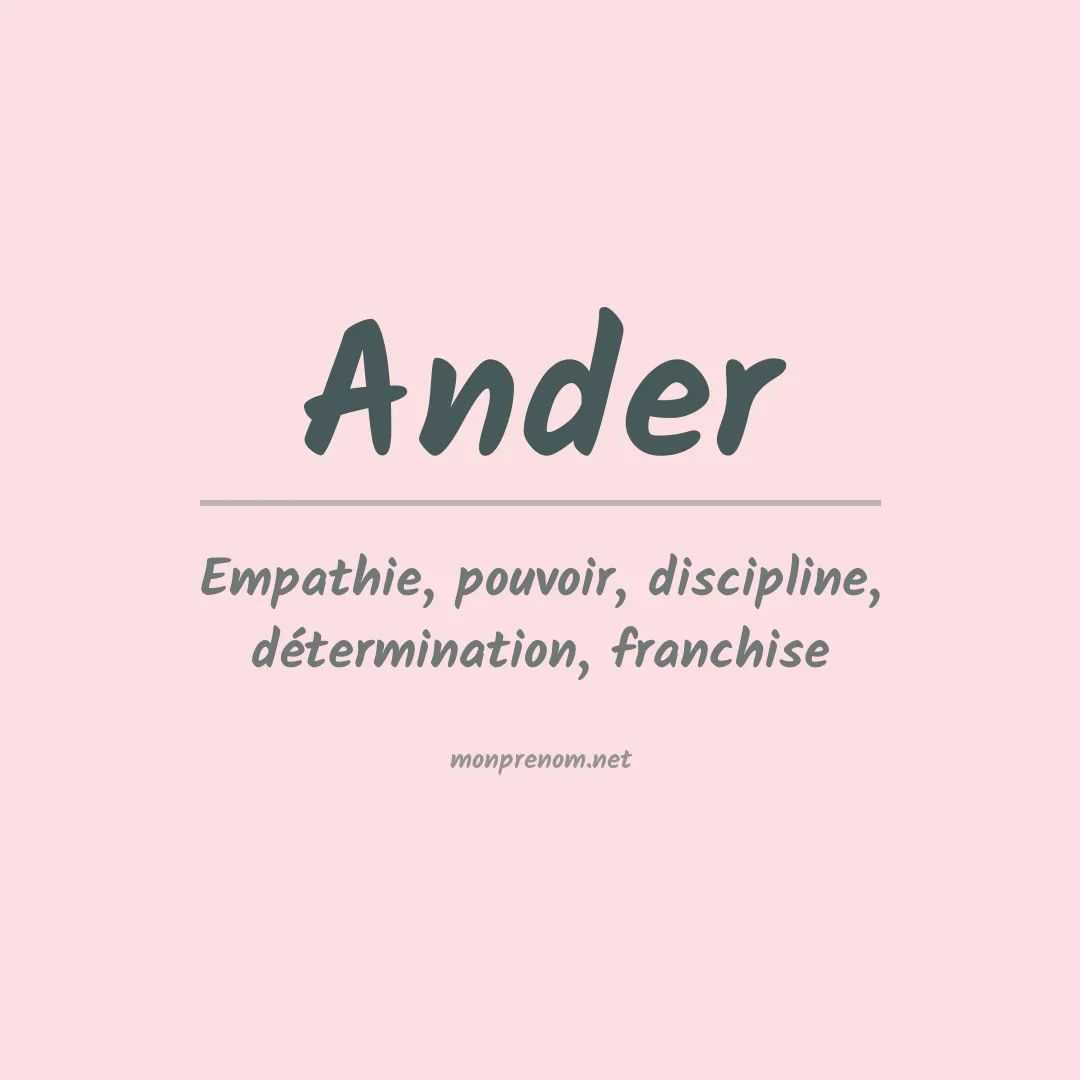 Prénom Ander