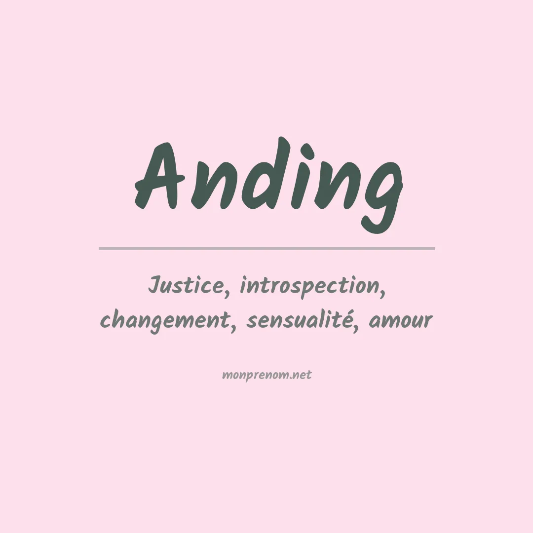 Prénom Anding