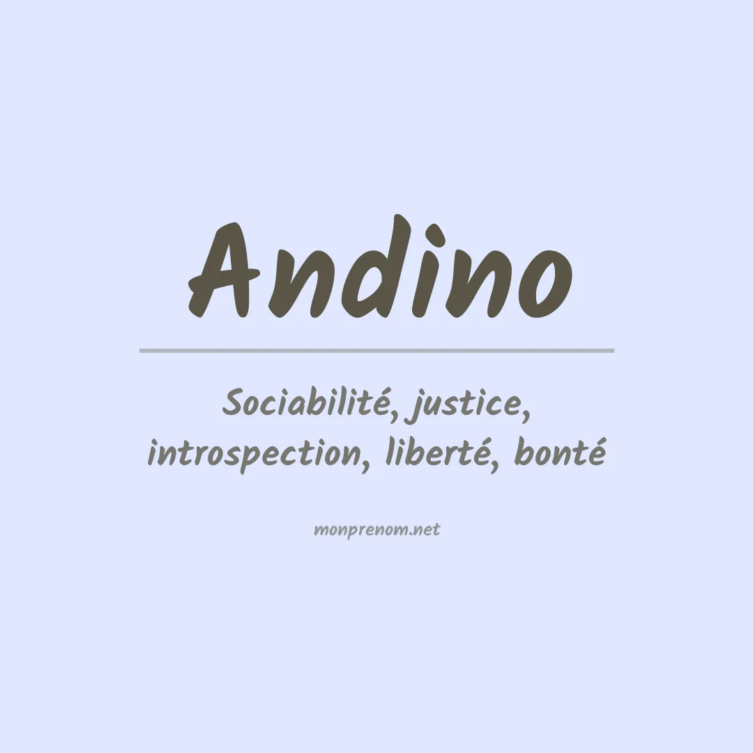 Prénom Andino