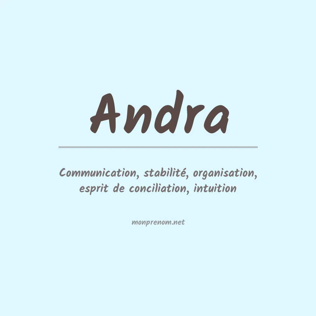 Prénom Andra