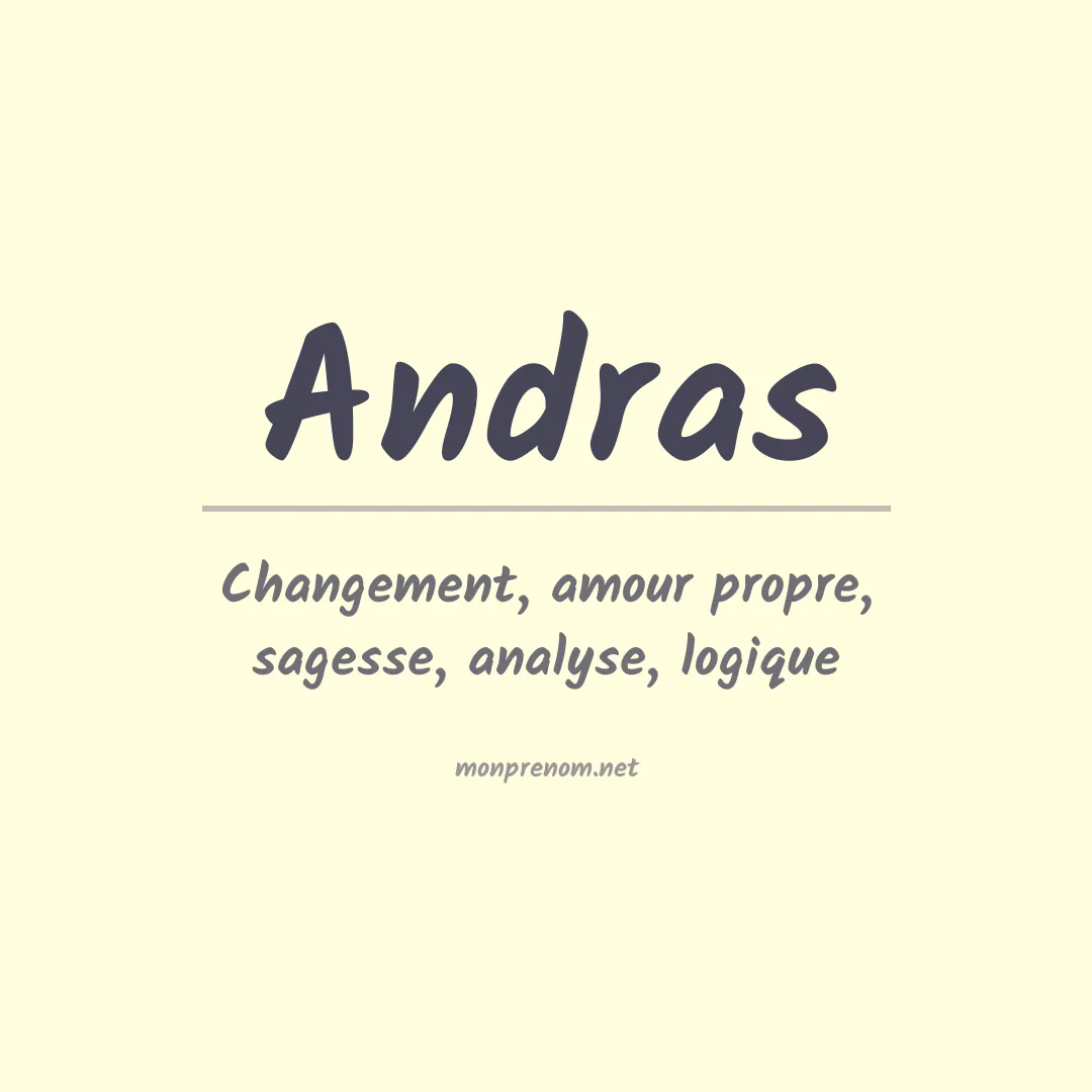 Prénom Andras