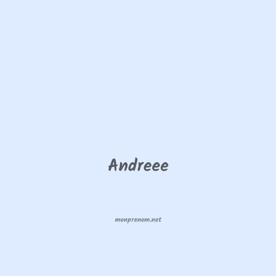 Andreee en chinois