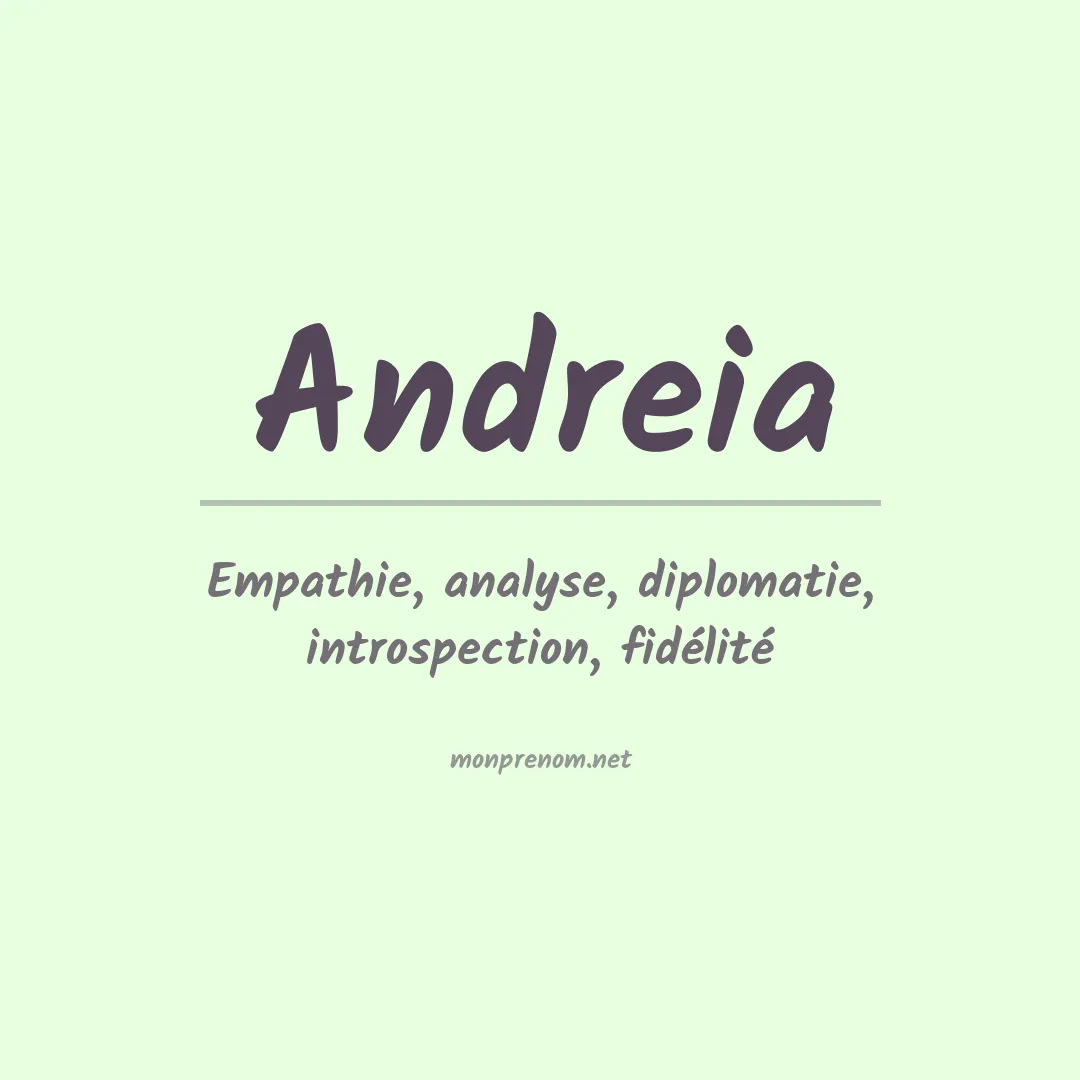 Prénom Andreia