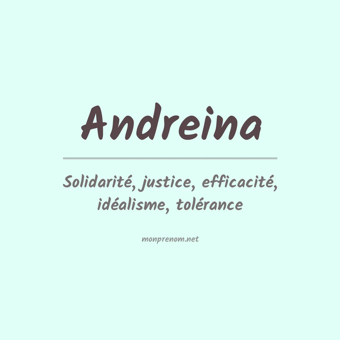 Prénom Andreina