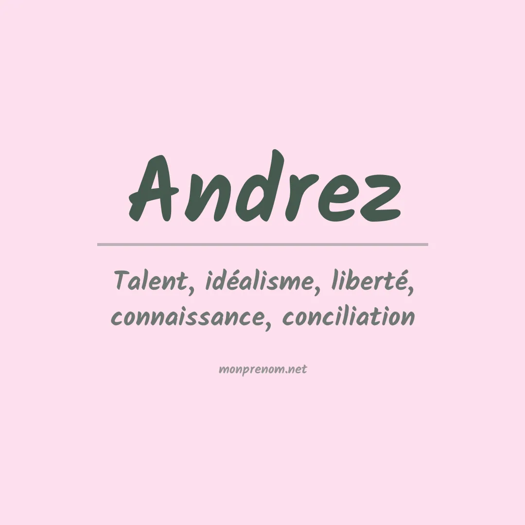 Prénom Andrez