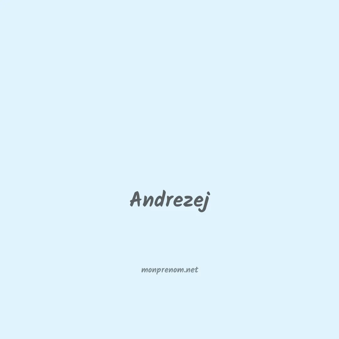 Andrezej en chinois