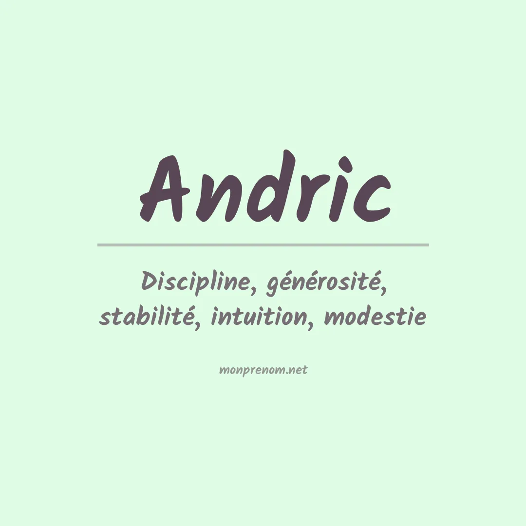Signification du prénom Andric