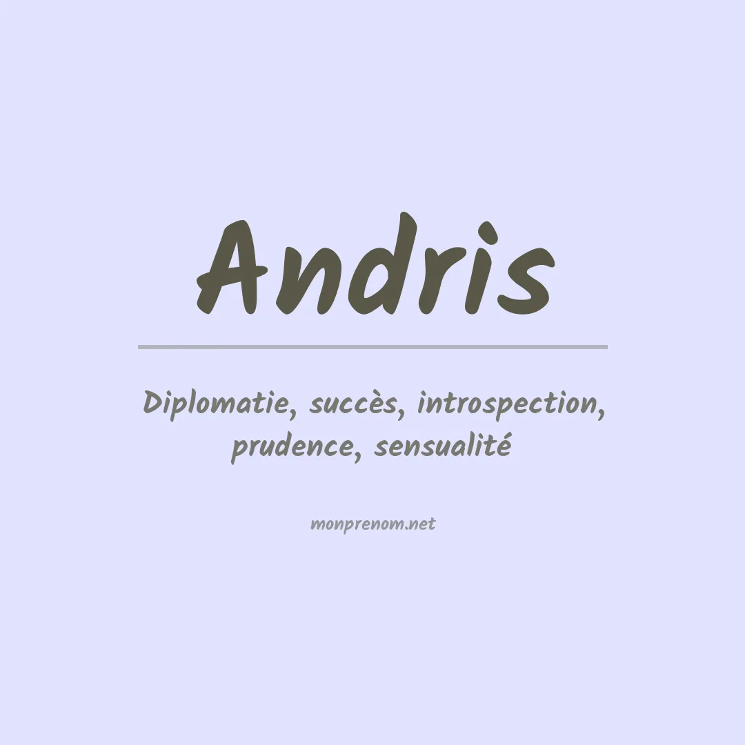 Prénom Andris