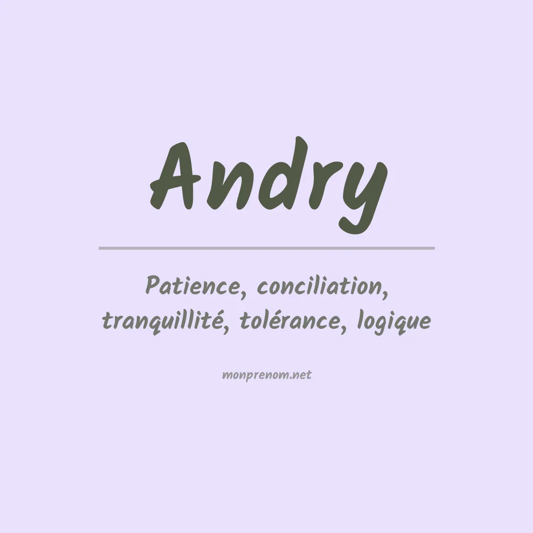 Prénom Andry