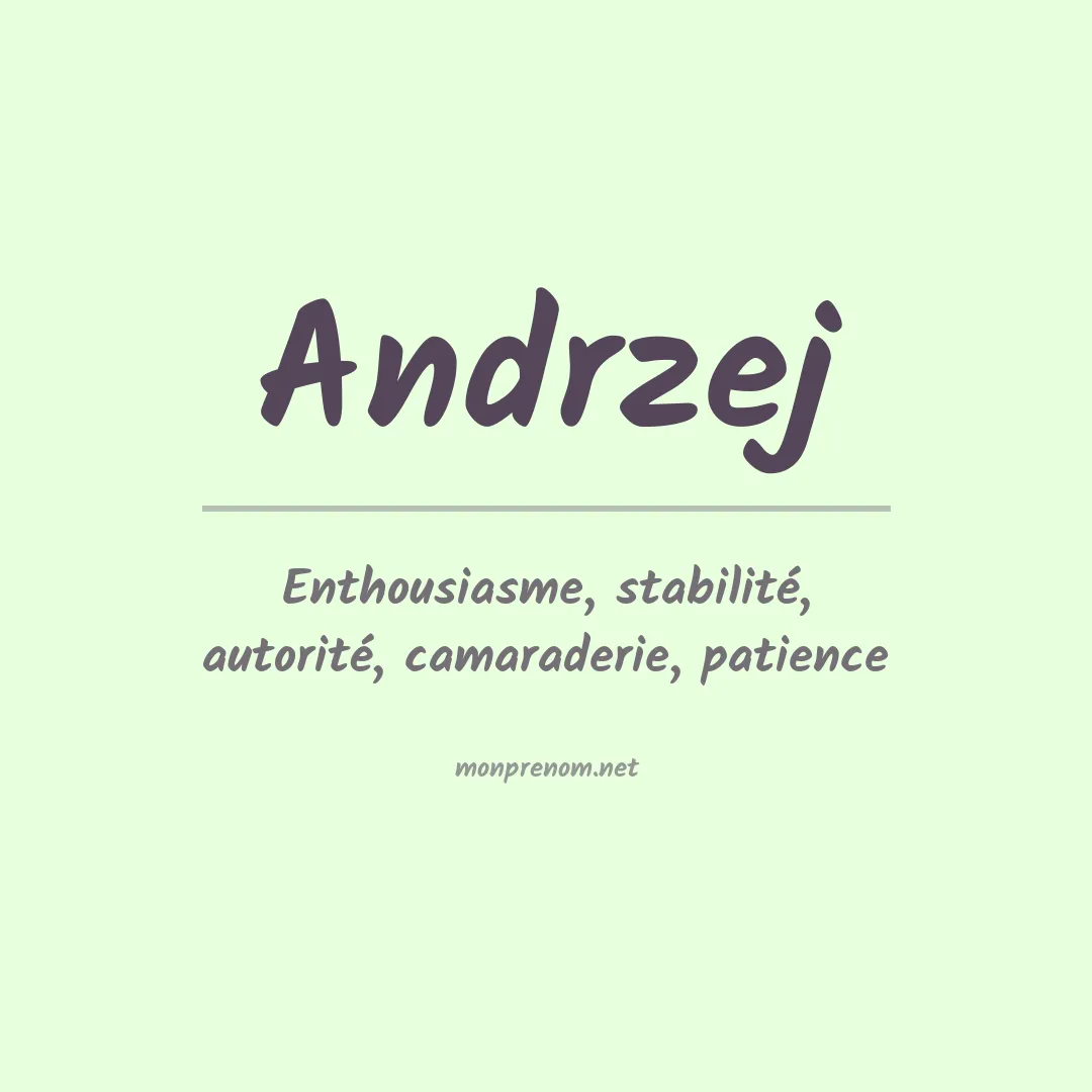 Prénom Andrzej