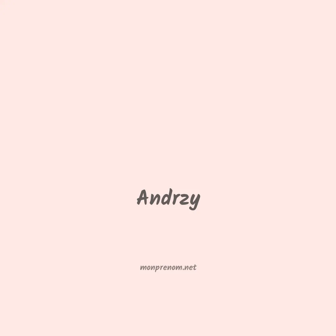 Andrzy en chinois