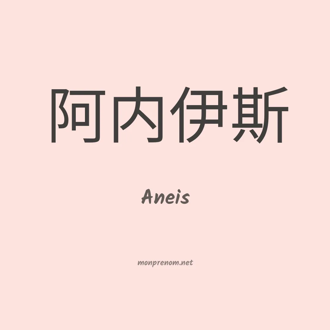 Aneis en chinois