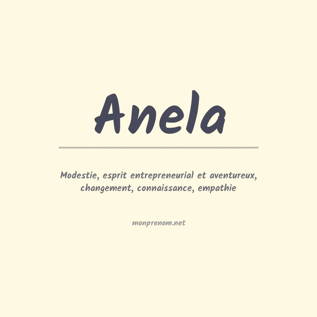 Prénom Anela