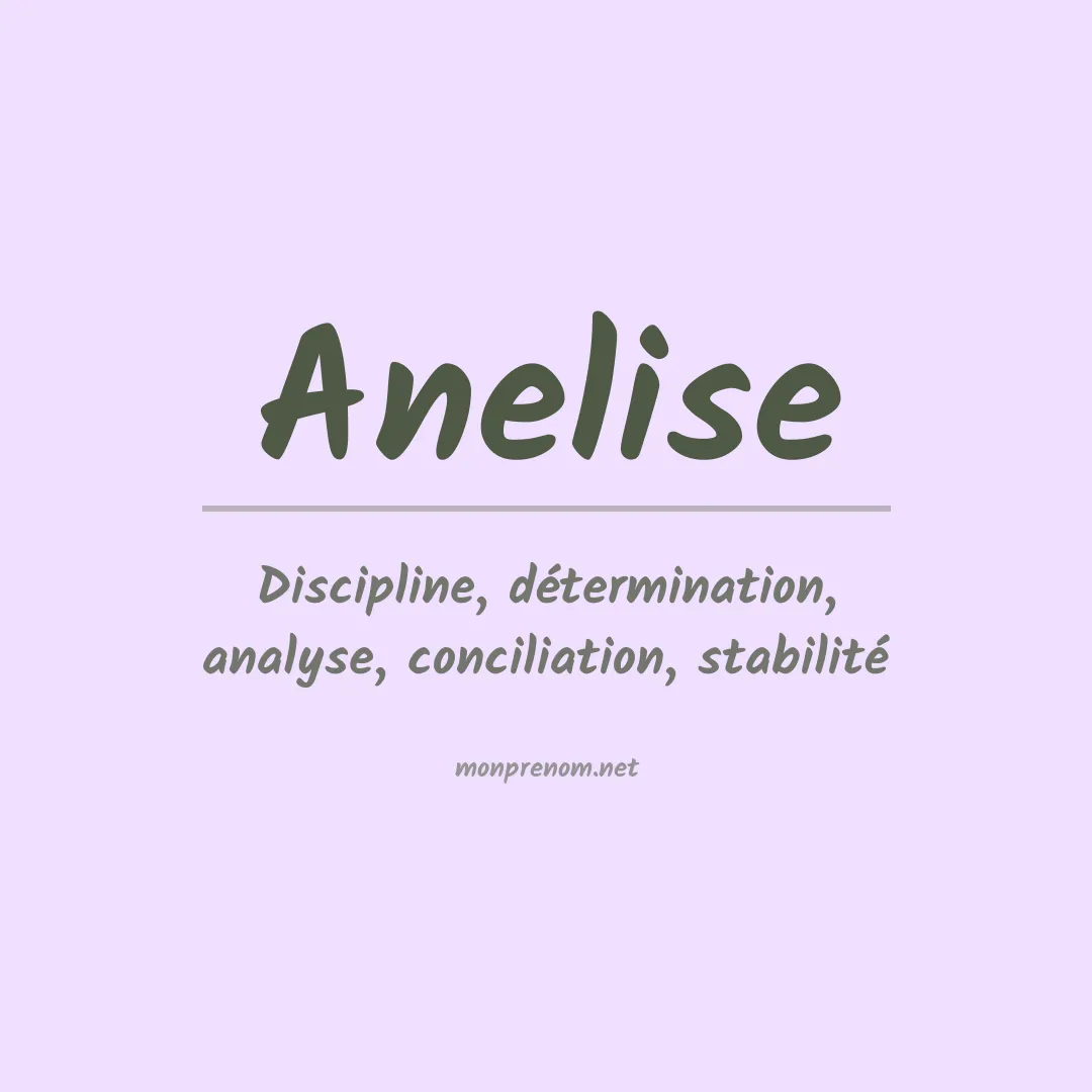 Prénom Anelise