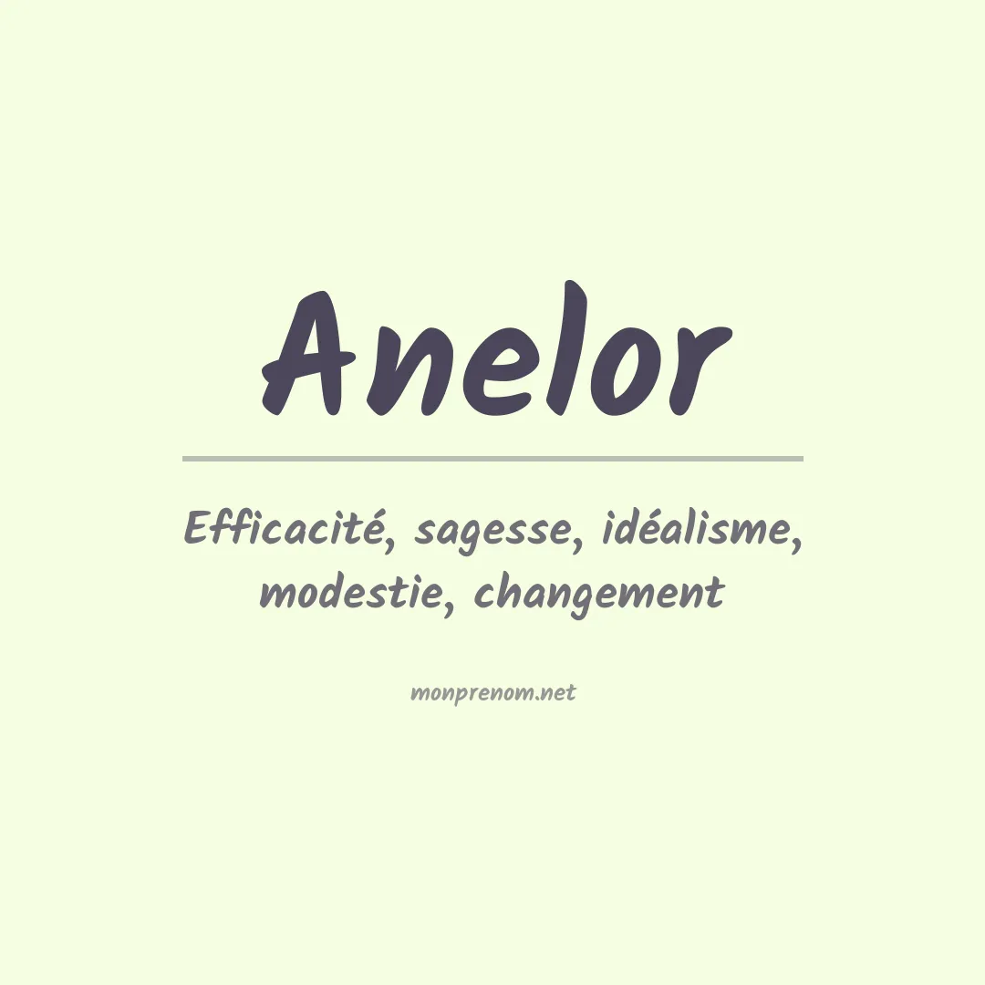 Prénom Anelor