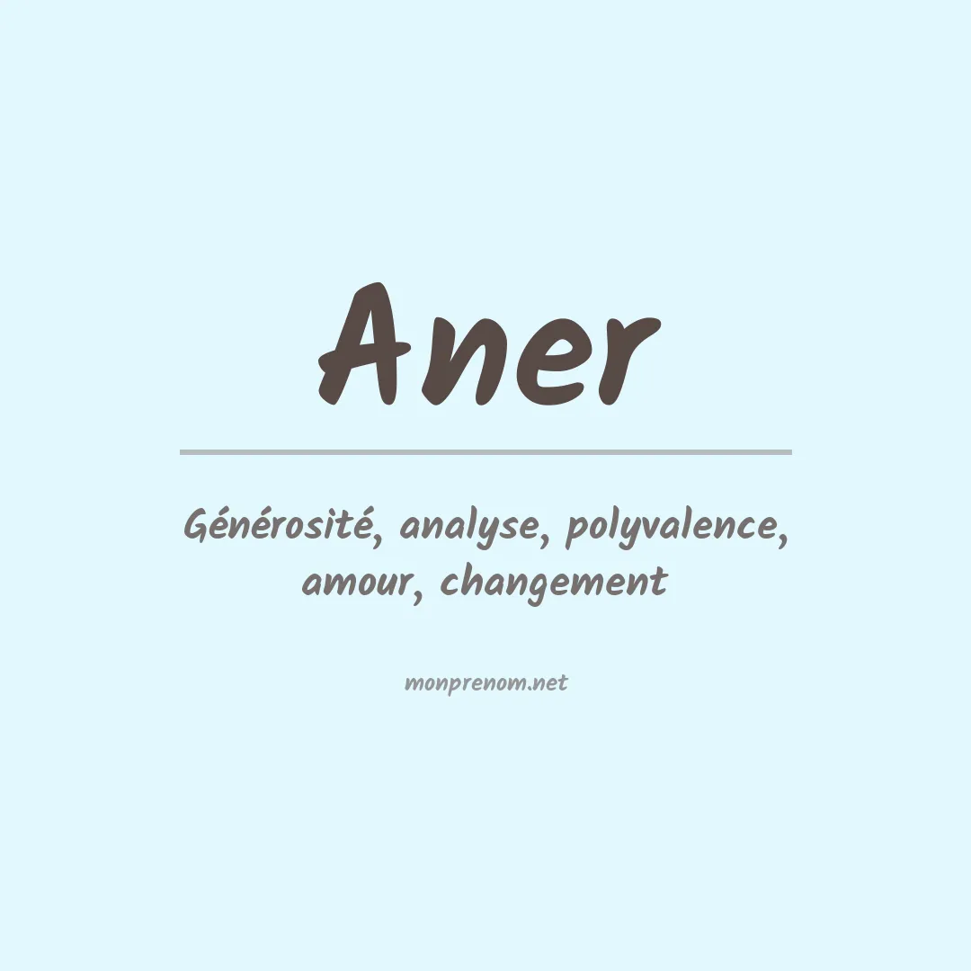 Prénom Aner