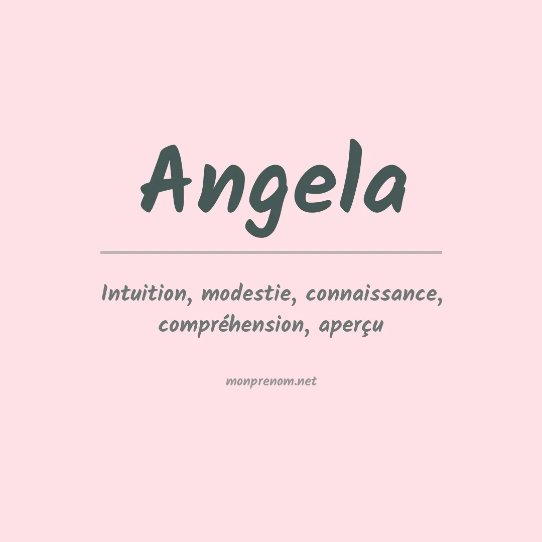 Prénom Angela