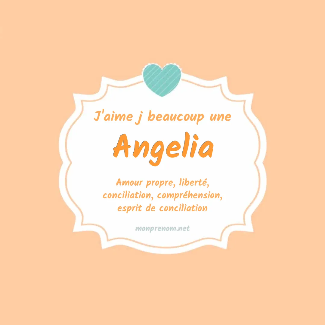 J'aime beaucoup Angelia