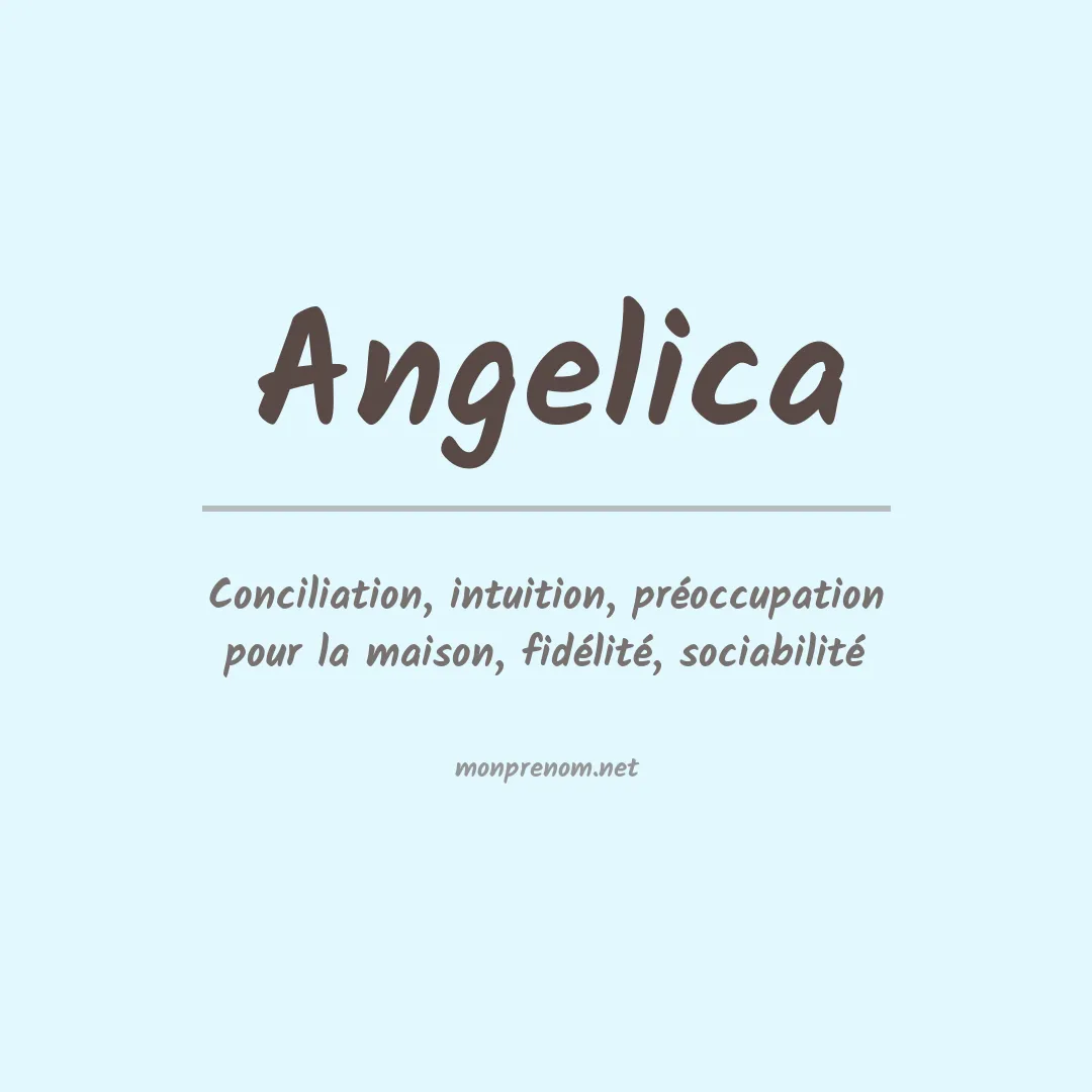 Prénom Angelica