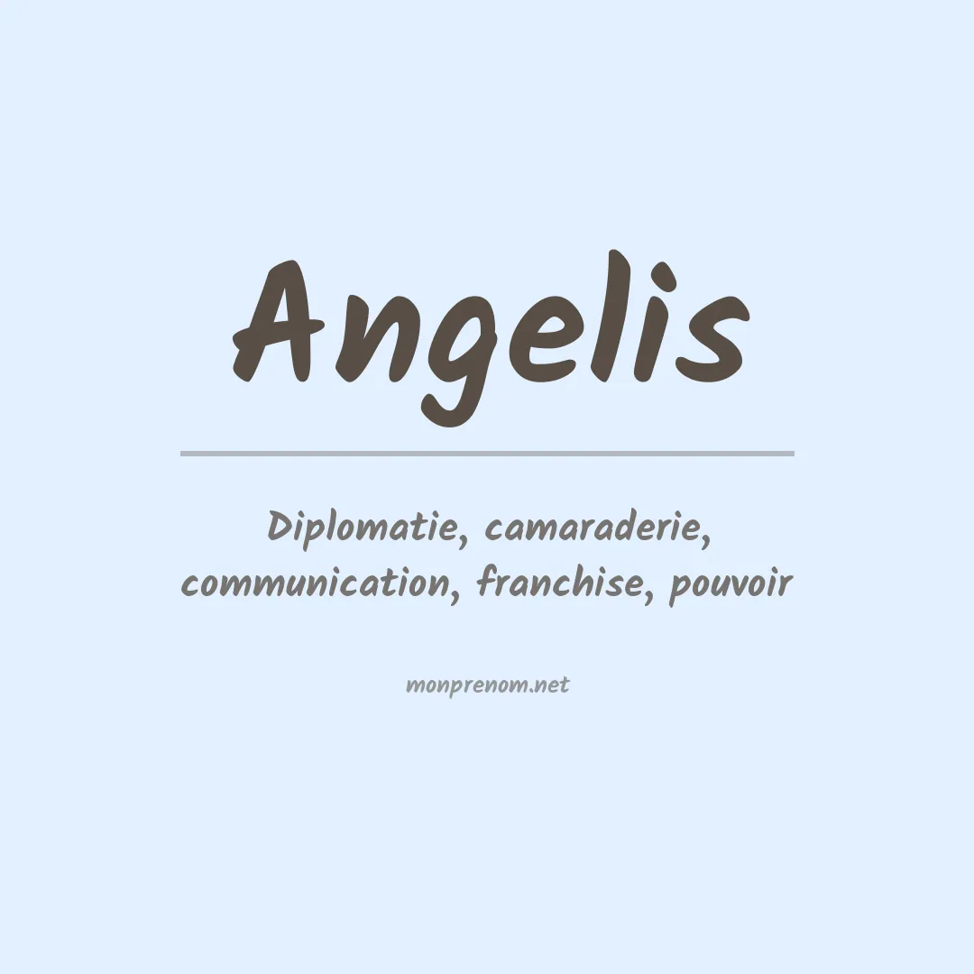 Prénom Angelis