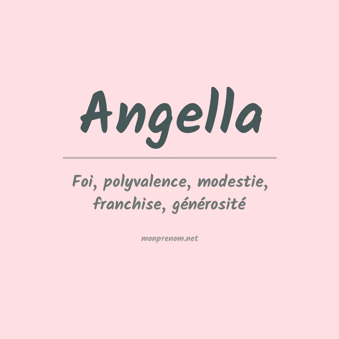 Prénom Angella