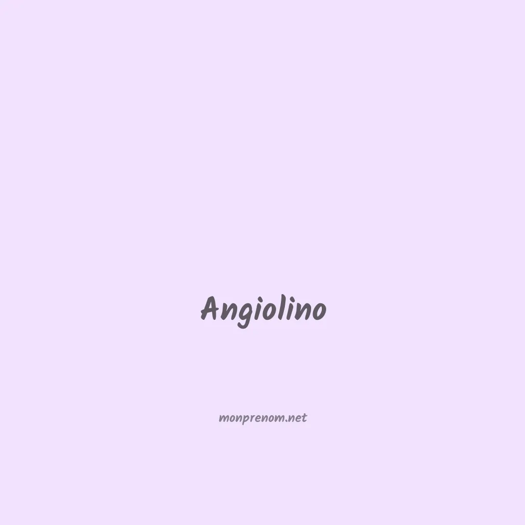Angiolino en chinois