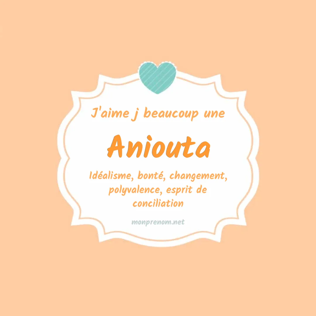 J'aime beaucoup Aniouta