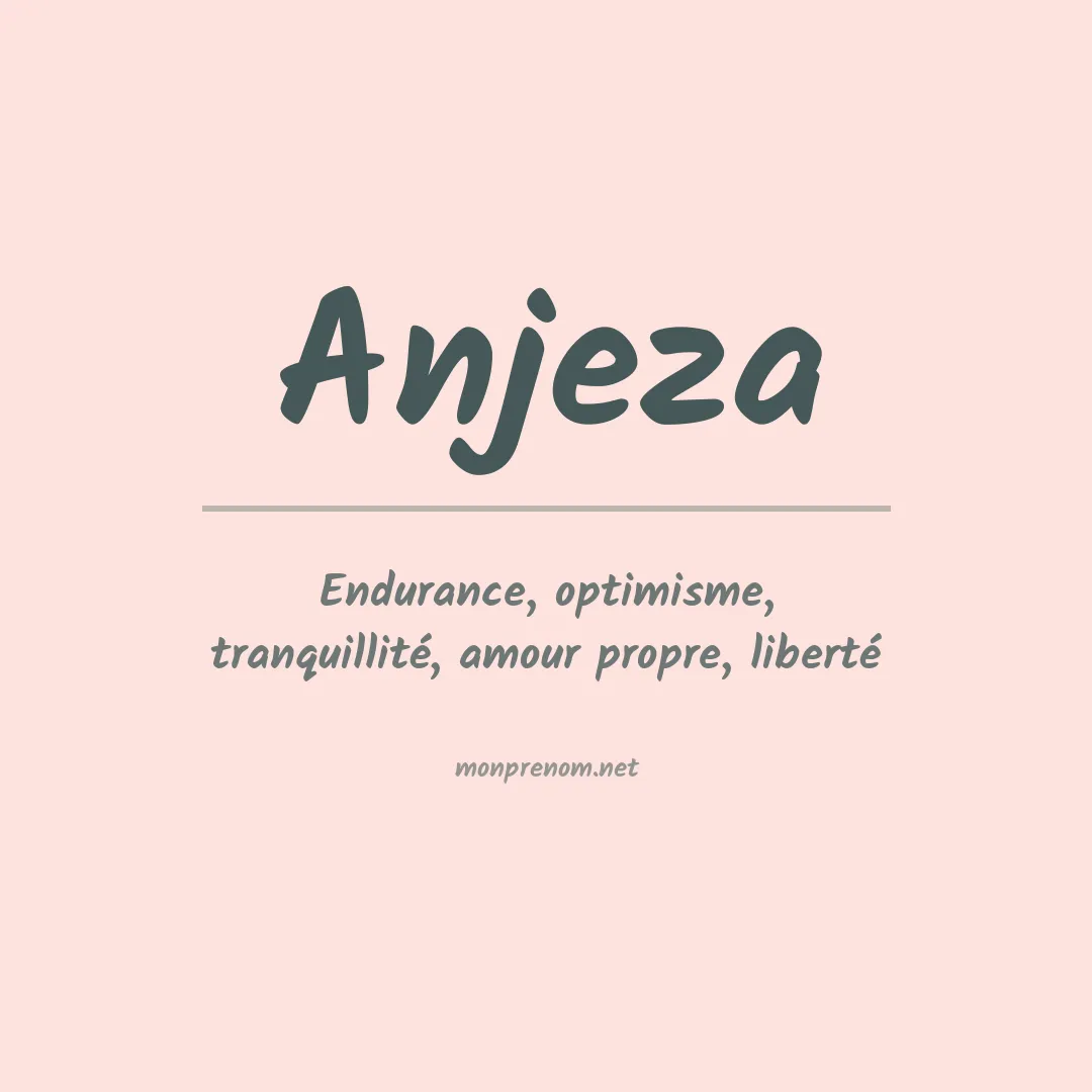 Signification du prénom Anjeza