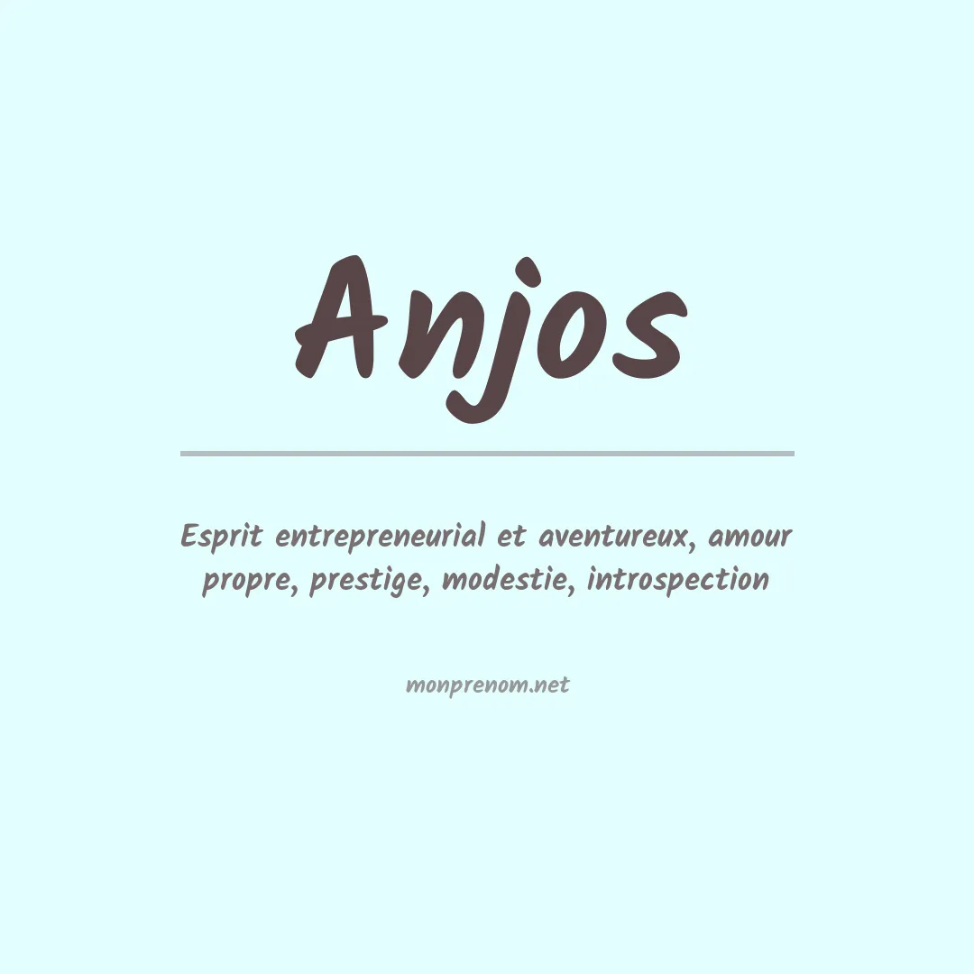 Prénom Anjos