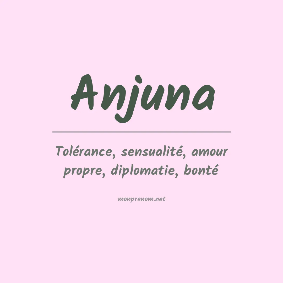 Prénom Anjuna
