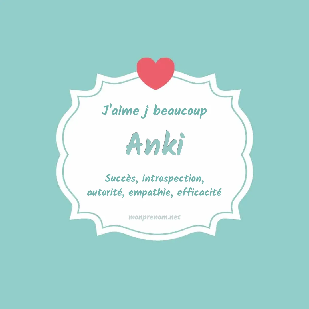 J'aime beaucoup Anki