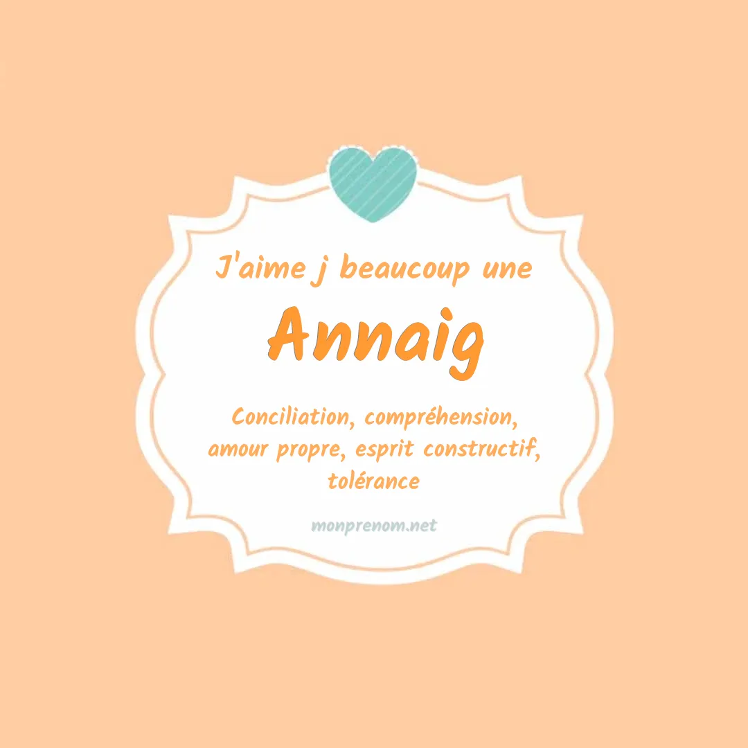 J'aime beaucoup Annaig
