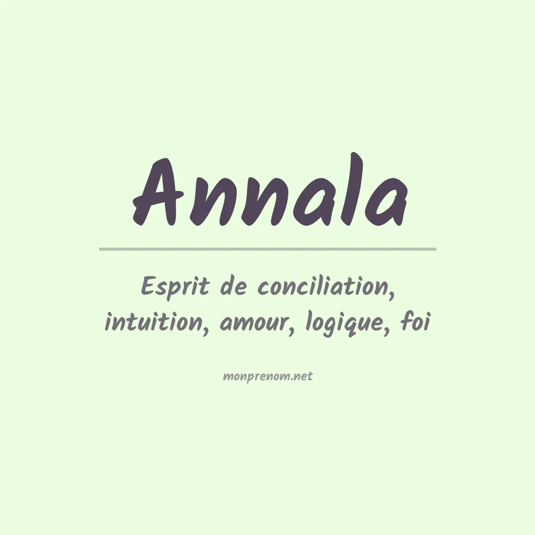Prénom Annala
