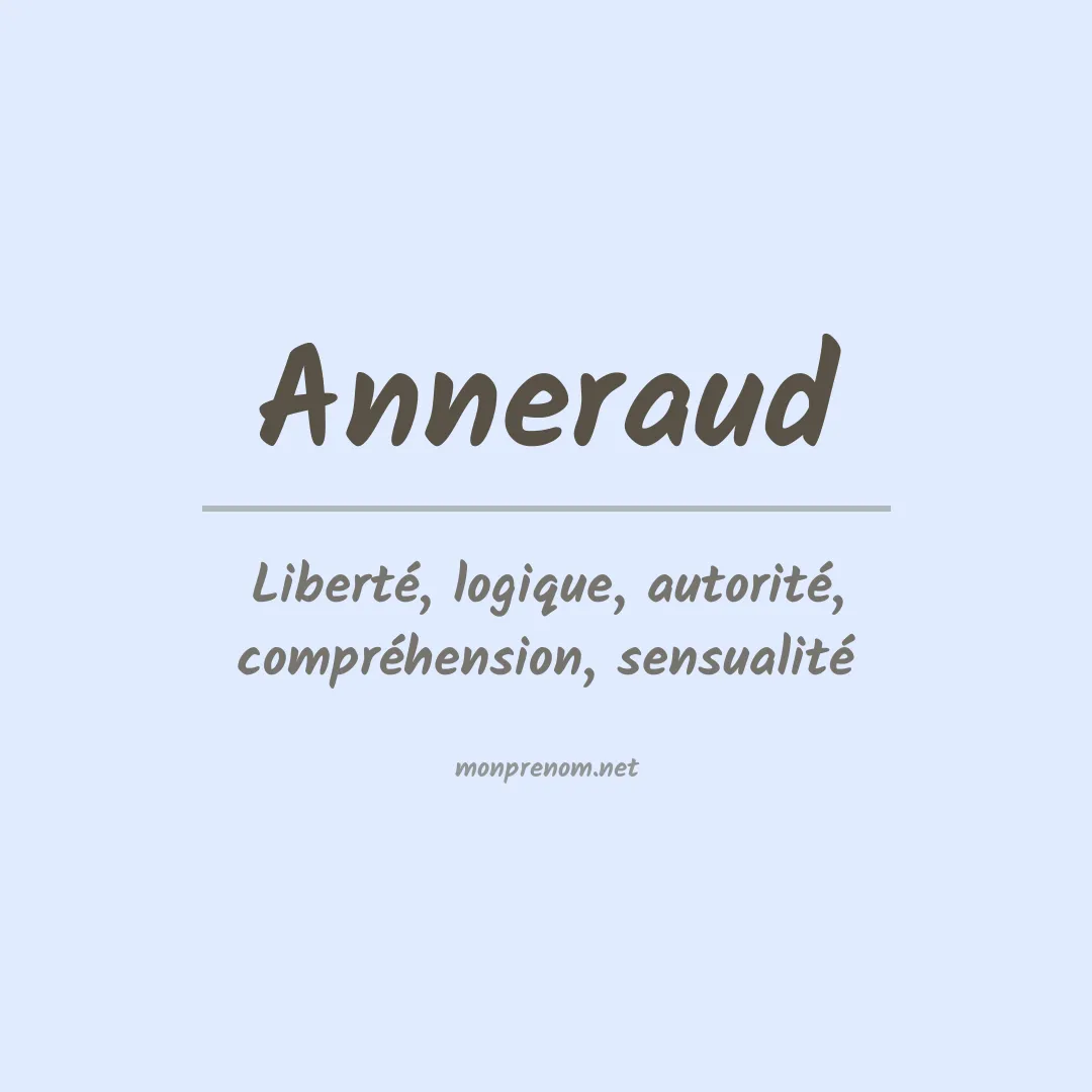Signification du prénom Anneraud
