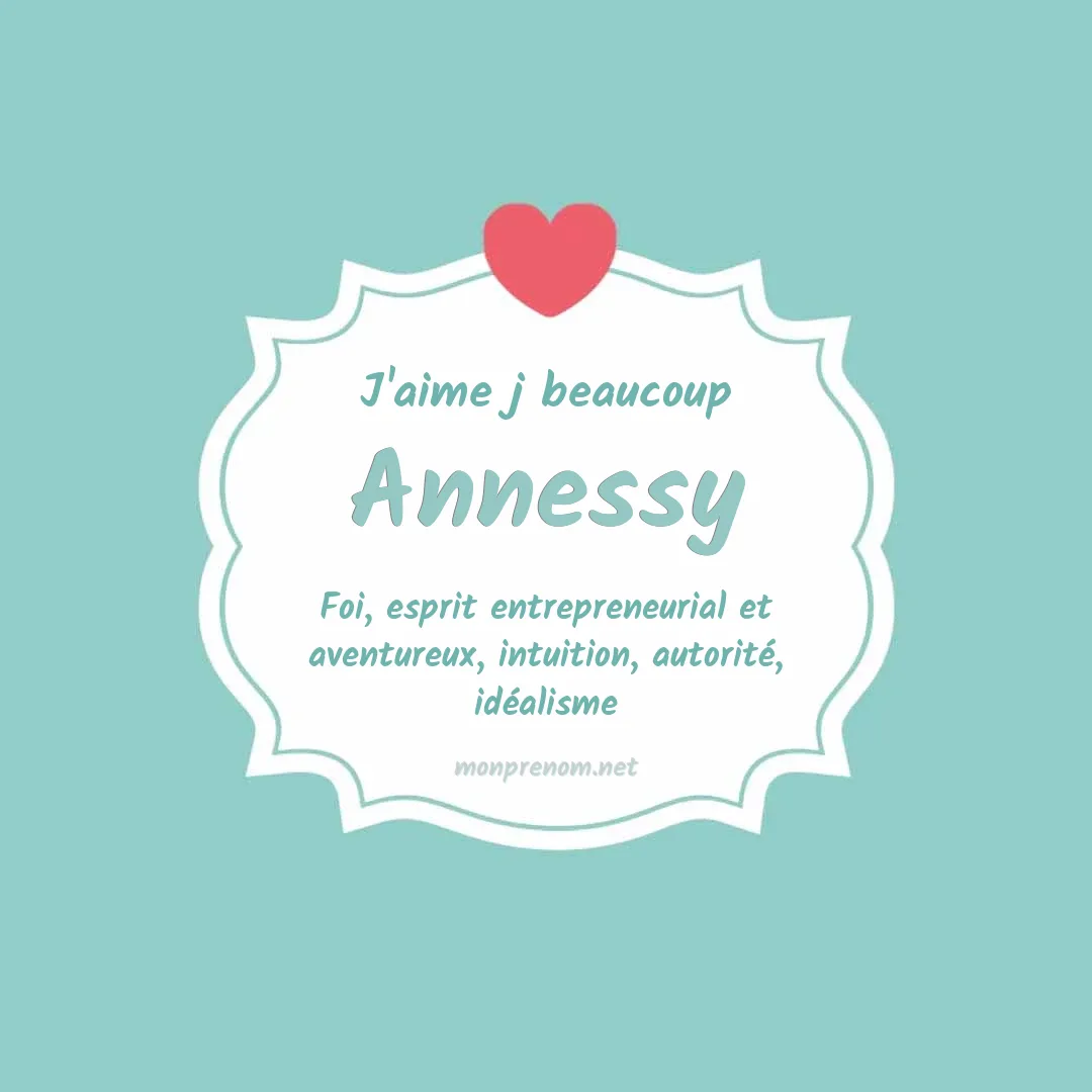 J'aime beaucoup Annessy