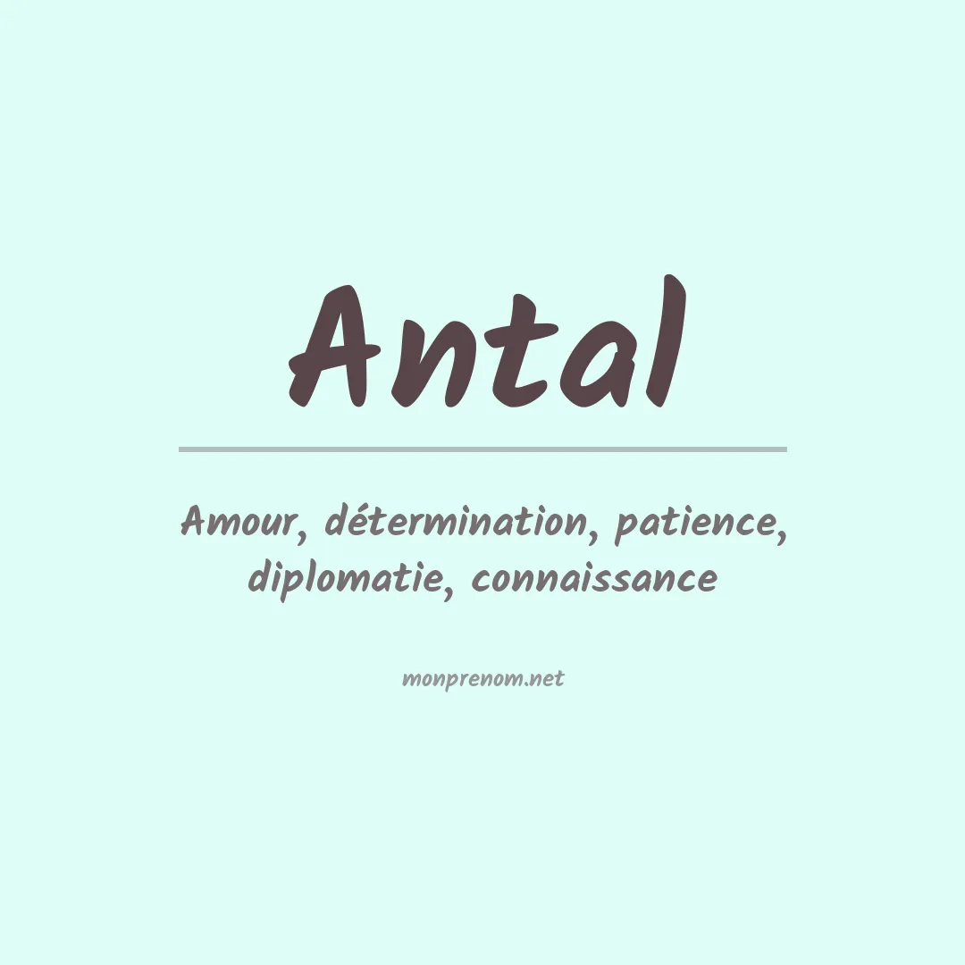Prénom Antal