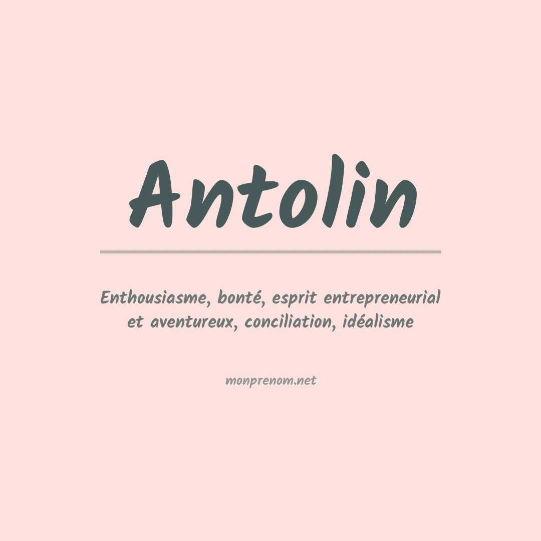 Prénom Antolin