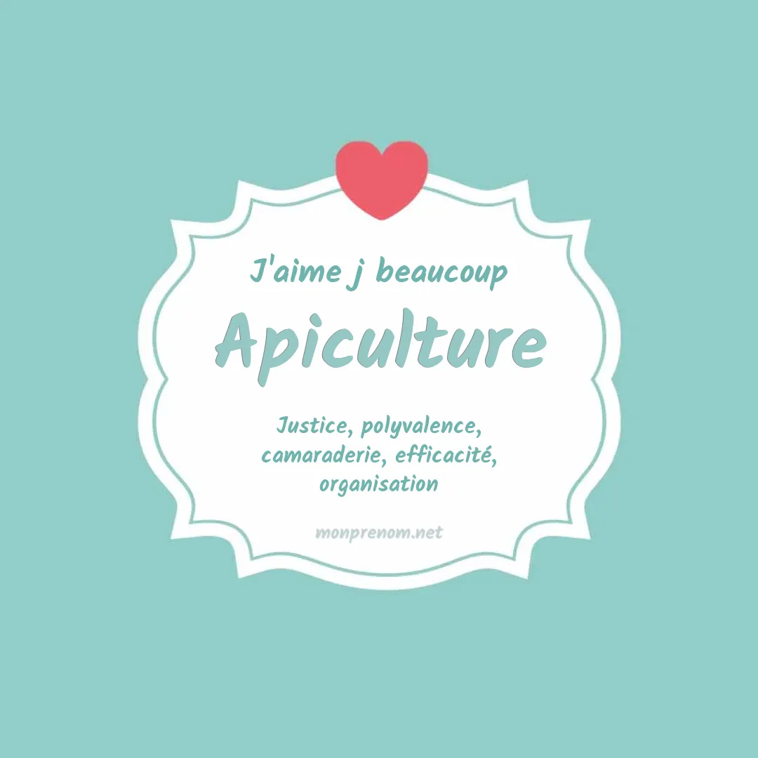 J'aime beaucoup Apiculture