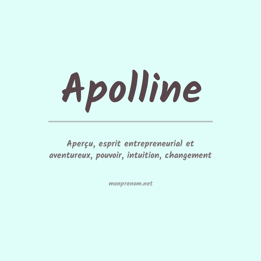 Prénom Apolline