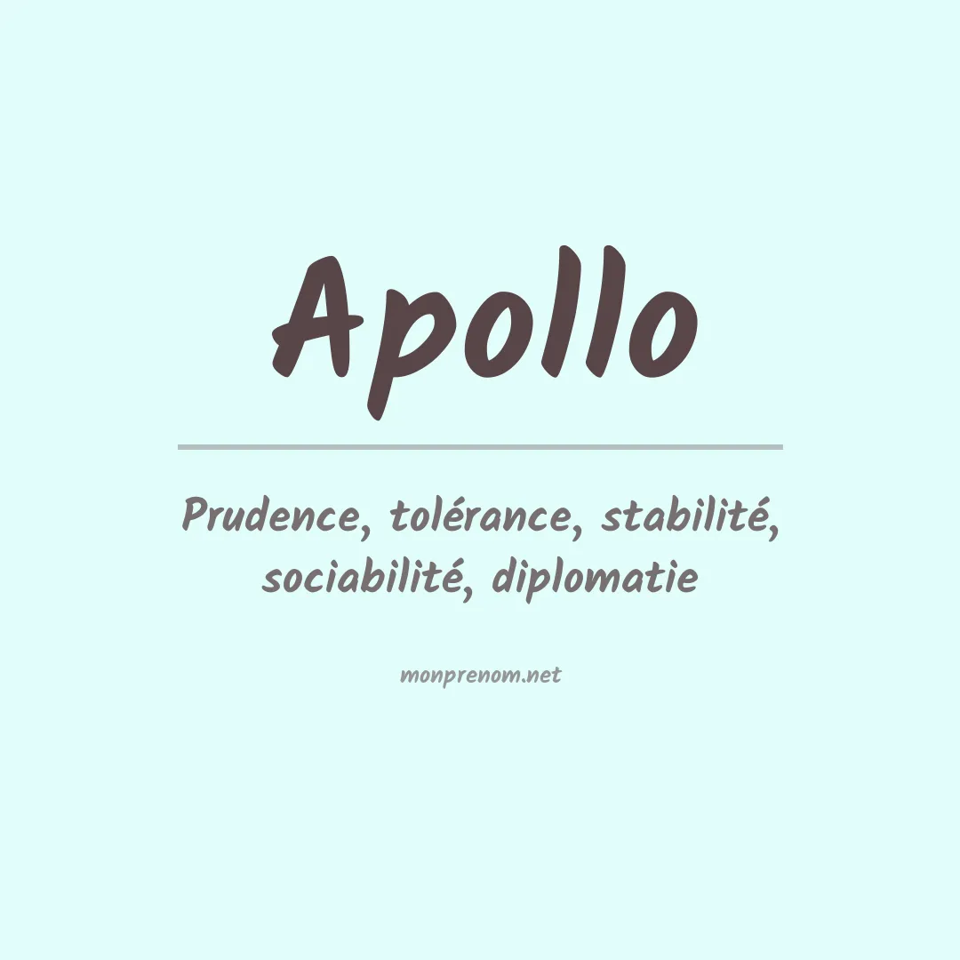 Prénom Apollo