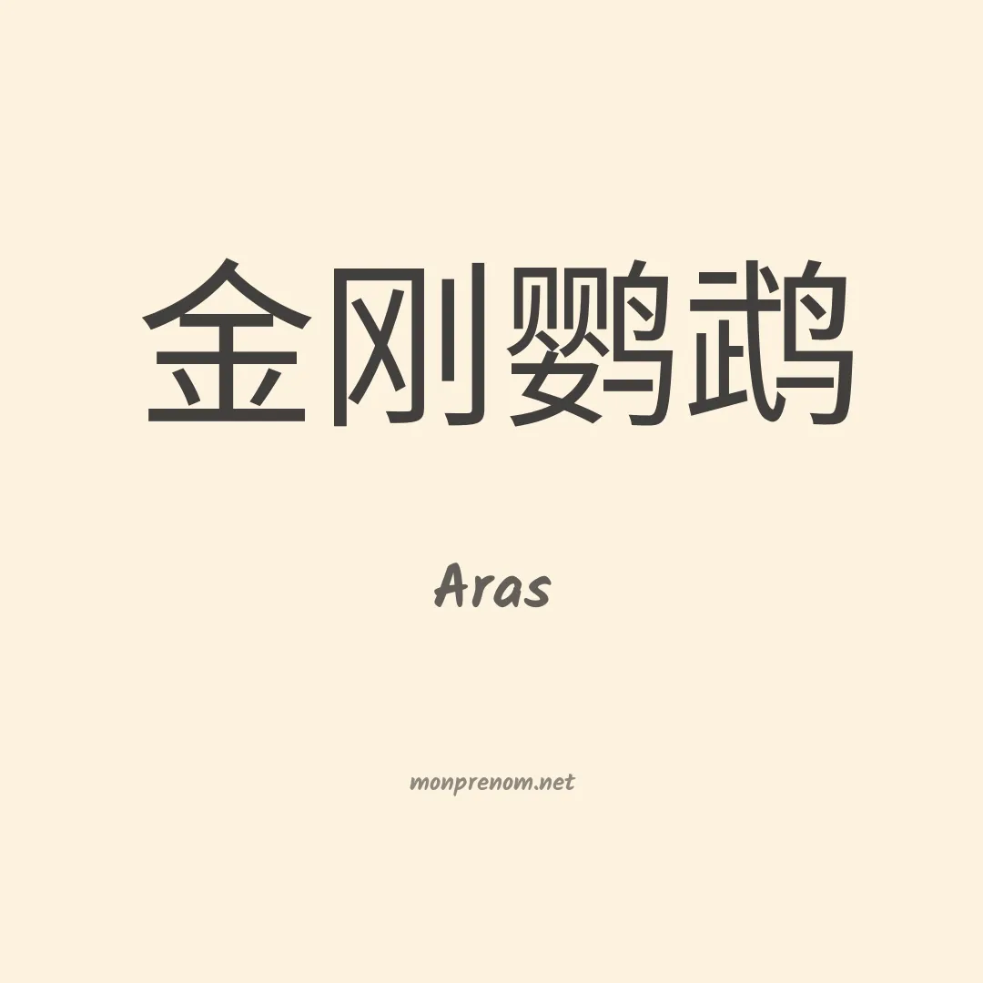 Aras en chinois