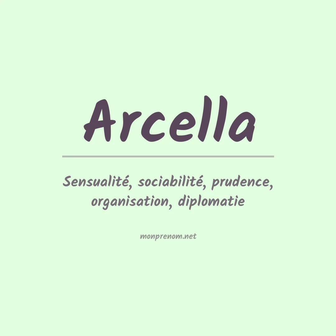 Signification du prénom Arcella