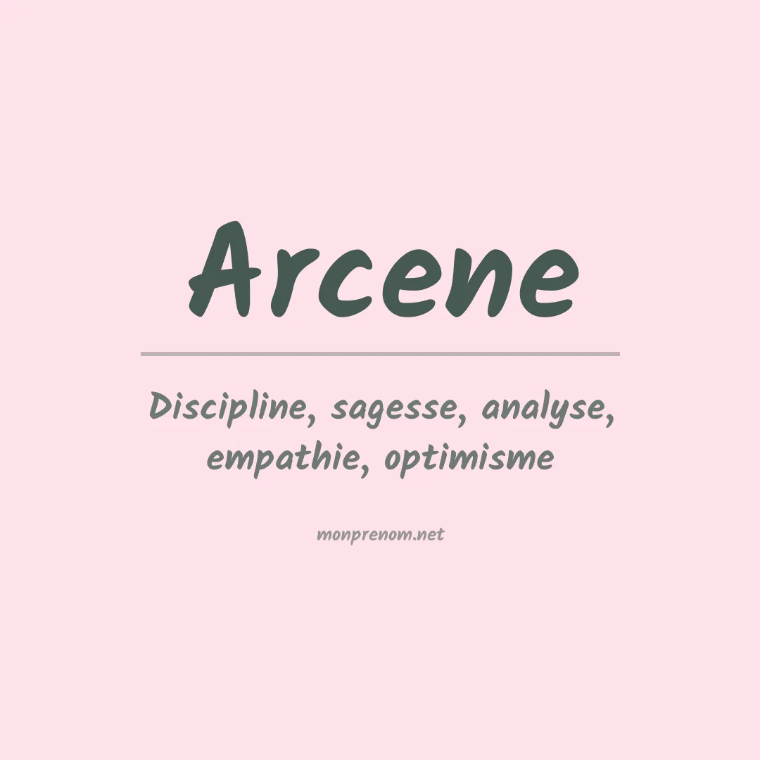 Prénom Arcene