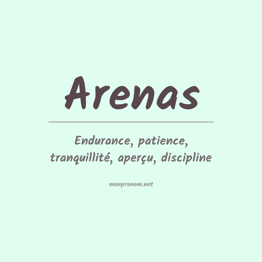 Prénom Arenas