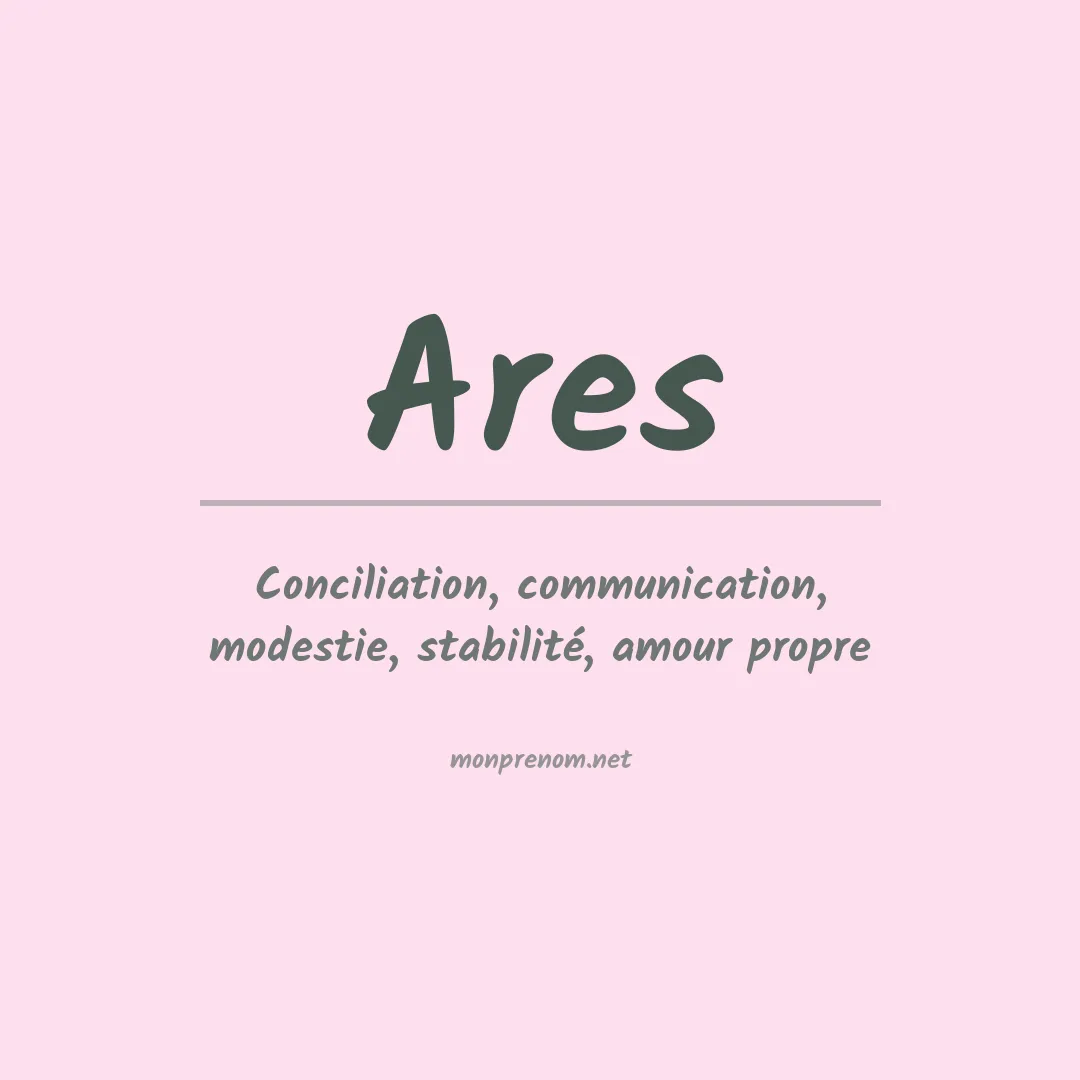 Prénom Ares