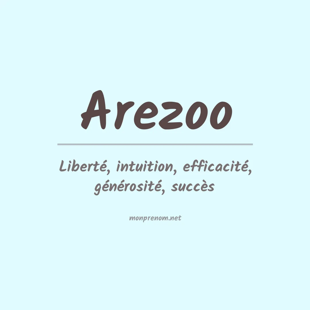 Signification du prénom Arezoo
