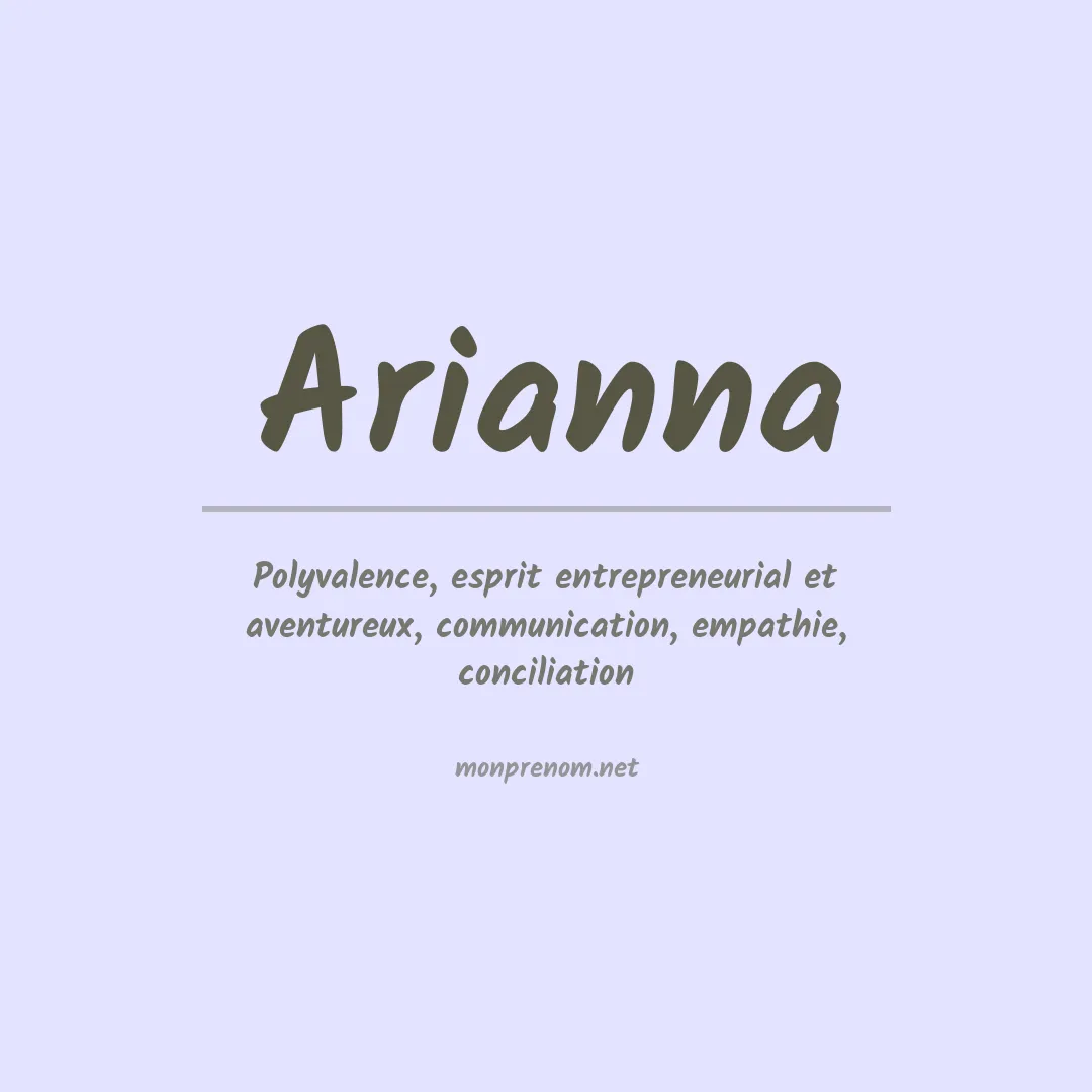 Prénom Arianna