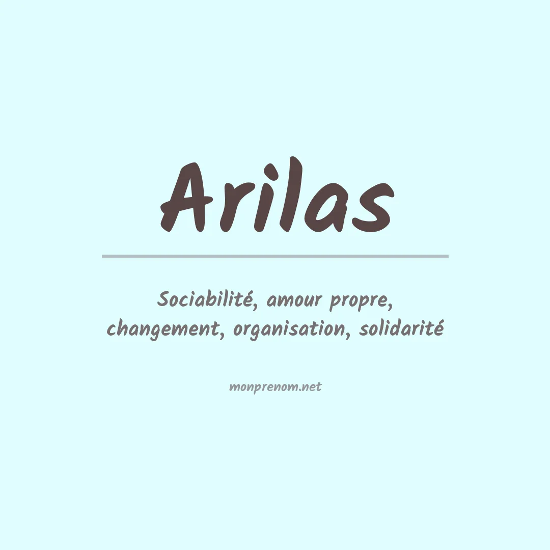 Signification du prénom Arilas
