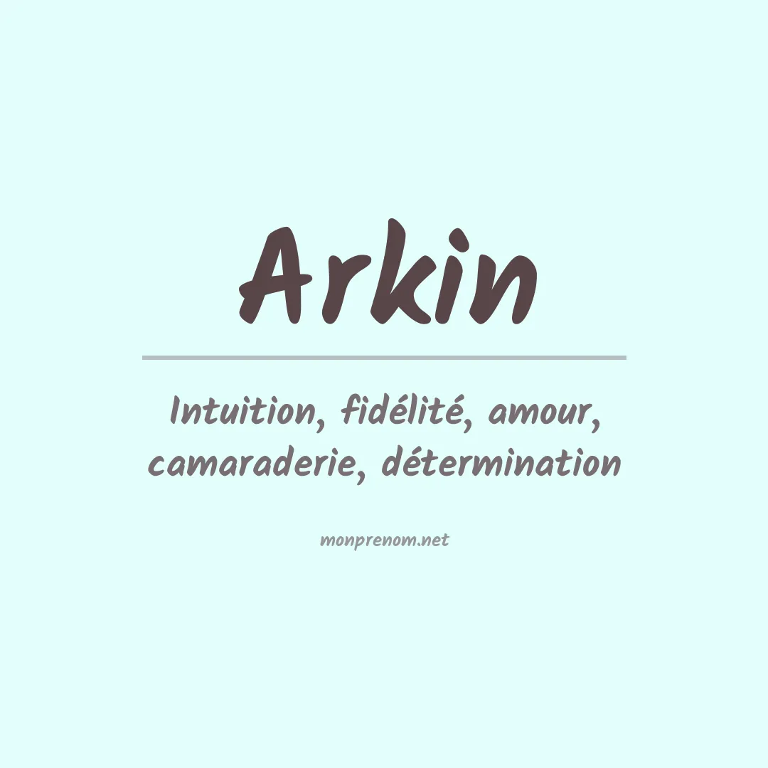 Prénom Arkin